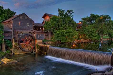 The old mill pigeon forge - The Old Mill. Old Mill Road, Pigeon Forge, TN 37868. Map Location Latitude: 35.789405 Longitude: -83.551391. Email Address: Sales@old-mill.com. Click here to go to the company web site. Description. Located in Pigeon Forge, Tennessee, the Old Mill is one of the most photographed in the country and over 1,000,000 visitors make a stop at this ...